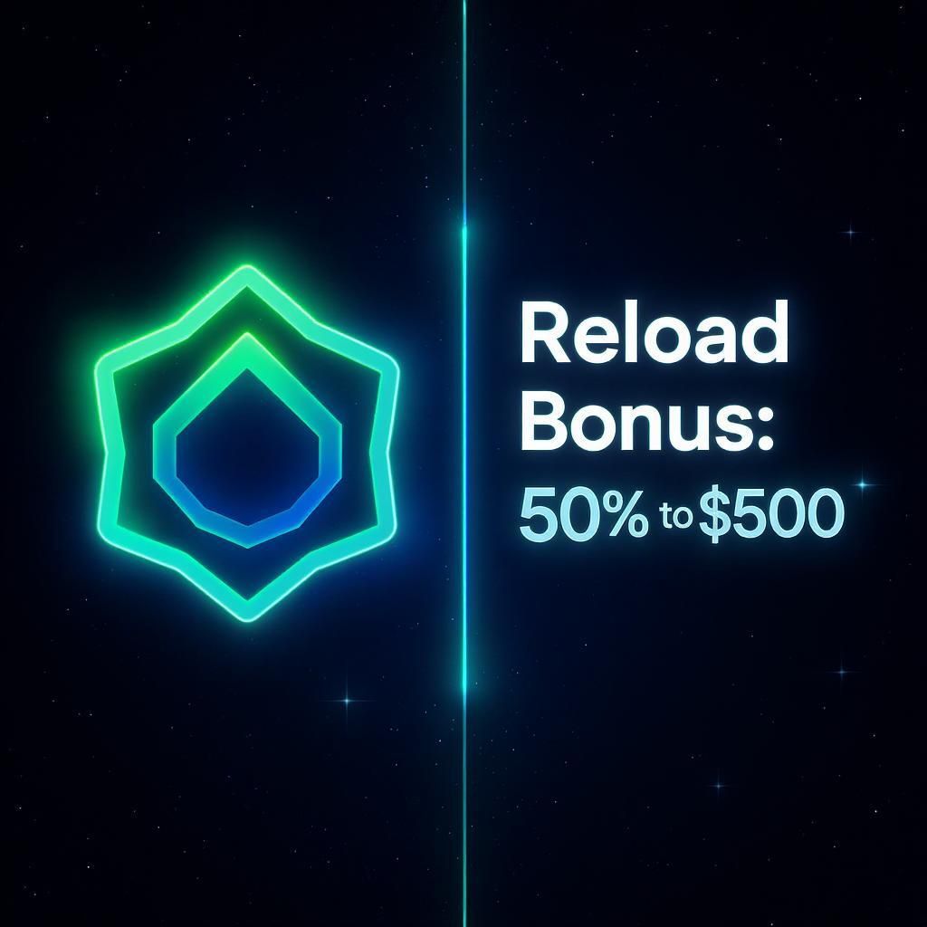 Reload Bonus: 50% Up to $500